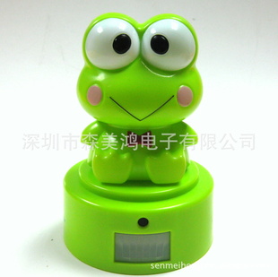 新款中文青蛙红外感应迎宾门铃迎宾器红外感应器感应门铃信息