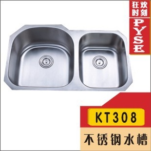 KT308304(UPC认证)不锈钢双盆水槽,菜槽,洗涤槽,不锈钢盆信息
