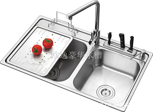 不锈钢水槽/不锈钢水盆/洗碗盆/洗菜盆/洗碗槽SINK.尺寸80*48信息