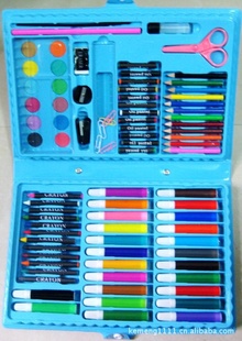 文具套装儿童绘画套装礼盒水彩笔/蜡笔86件套多款信息
