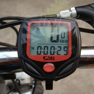 正品顺东码表特价自行车骑行码表548B码表防水计速器里程表信息