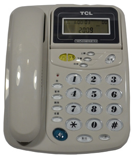批发来电显示电话机TCL17B小摇头免装电池显示屏可调节信息