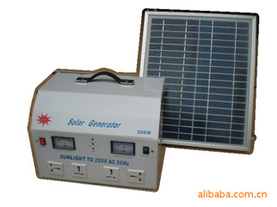 300W太阳能家用小型发电机便携发电系统信息