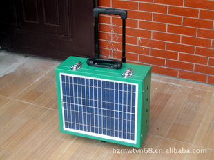 太阳能拉杆箱发电机进口单多晶硅铅酸蓄电池逆变器智能数码控制器信息