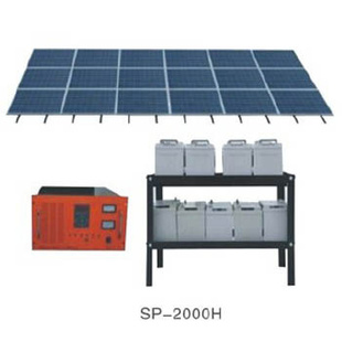 赛普SP-2000W家用小型太阳能发电系统光伏发电机组太阳能发电站信息