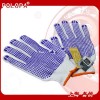 应急防滑手套POLOPA不要怕pvc点珠点塑点胶手套