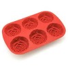 供应硅树脂玫瑰花型烘烤盘