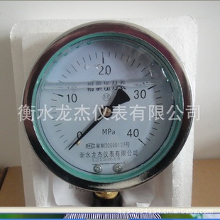 优质耐震压力表液压表充油压力表YTN1000-40Mpa信息