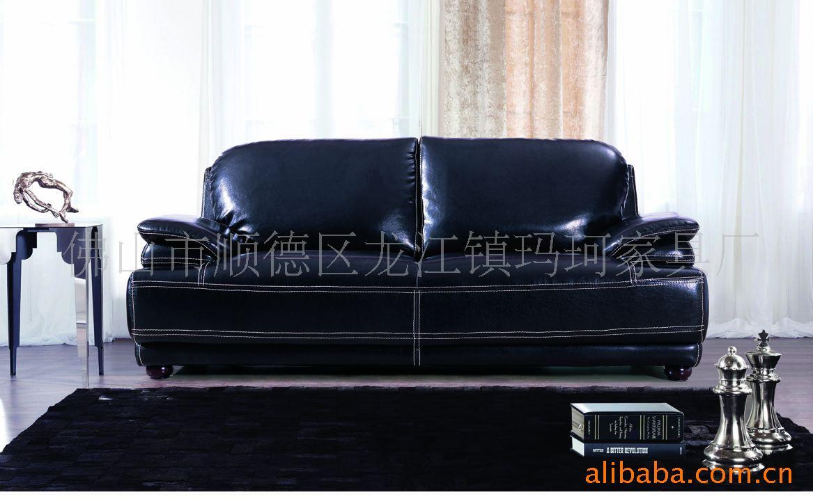 厂家直销特色休闲耐用家居民用真皮沙发F105#信息