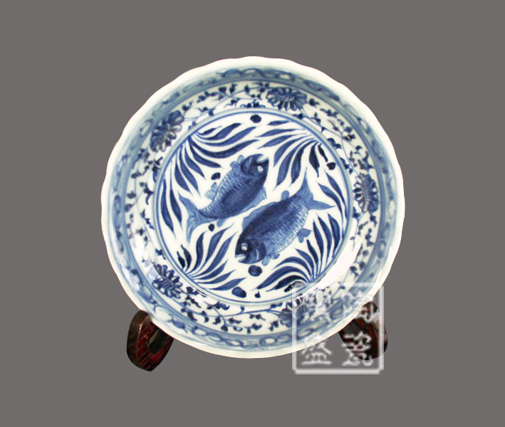 供应景德镇传统手工陶瓷，陶瓷双鱼盘，仿古瓷盘信息
