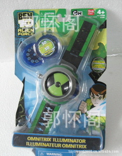 厂家直销ben10动漫手表ben10手表放映机中号信息