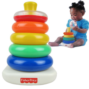彩虹套圈层层叠彩虹塔叠叠乐摇铃婴儿不倒翁玩具益智0.35信息