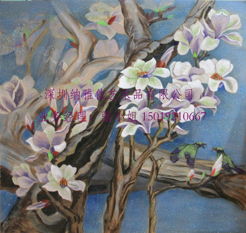 矿物岩彩画 岩彩画信息