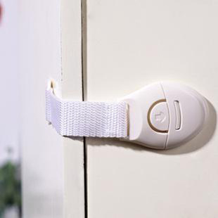婴幼儿用品宝宝安全锁3M胶儿童抽屉锁柜门锁多功能加长锁单个装信息