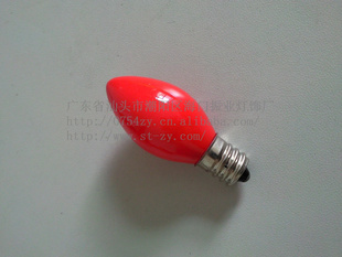 振业灯泡合资灯泡红灯泡E12佛灯泡——白头小红灯泡C7E信息