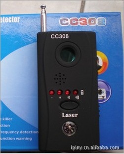 正版反偷拍反偷听无线GPS信号探测器扫描器CC308摄像头探测信息