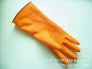 耐咸酸乳胶手套，家用乳胶手套。信息