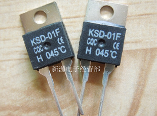 KSD-01F温控开关温度开关常开45度45°C控制电脑散热风扇信息