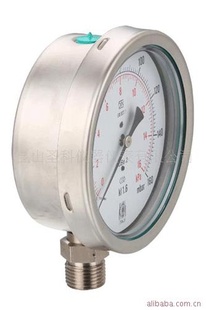 雾面厚壳全不锈钢径向压力表信息