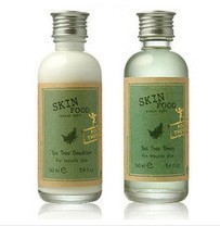 SKINFOOD茶树精华控油水乳套装消炎祛痘控油修复原装信息