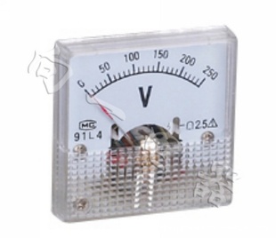 91L4-V指针式交流电压表/小表头AC伏特测量指针表45*45信息