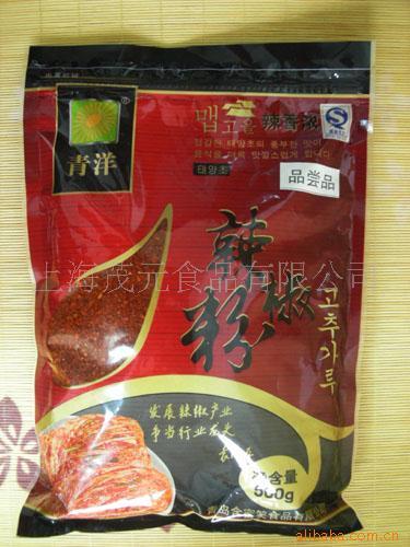 进口食品批发韩国青洋韩国辣椒粉500g袋装信息