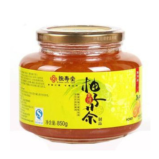 批发特价正宗恒寿堂蜜炼蜂蜜柚子茶850g进口食品批发信息