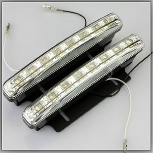 外贸特价高档通用LED日行灯8LED汽车LED日行灯装饰行车灯对装信息