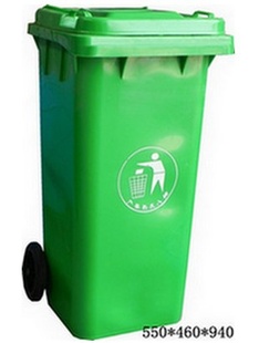 厂家直销100L塑料垃圾桶，泰安塑料垃圾桶，河北100L纯好料垃圾桶信息