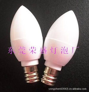 LEDC7E12/E14奶白PC塑胶外壳烛形灯泡信息