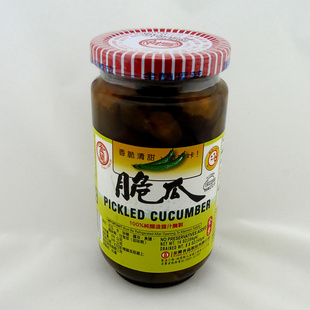 台湾进口食品批发酱瓜调味品酱菜金兰脆瓜12*396g罐/箱信息