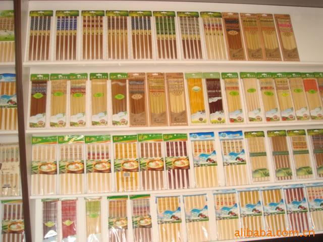 各种竹木筷子，餐具信息