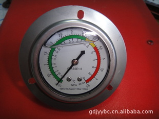 压力表厂批发热泵热水机专用YN-60ZT三孔型冷媒压力表信息
