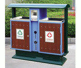 厂家直销价钢木垃圾桶公园城市政环保街道分类垃圾桶果皮箱信息