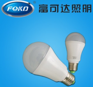 LED7W球泡灯，CCC喷白铝材球泡，LED5W灯泡信息