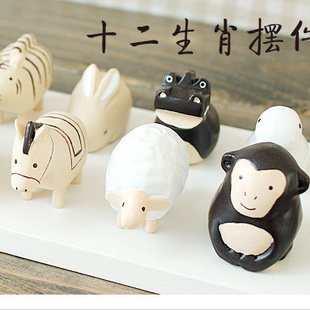 韩国文具批发SL-R-036赛铃创意礼品十二生肖动物摆件89信息