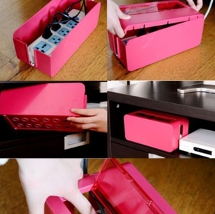 趣品牌家居收纳盒收纳箱电线收纳盒集线盒电源插座收纳盒信息