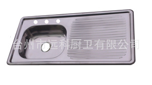 出口外贸厨房厨具不锈钢水槽洗菜盆1米单槽YK1052L信息