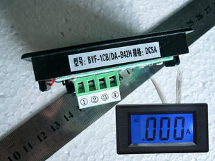 液晶数显电流表BYF-1CB/DA,DC5A,4线制信息