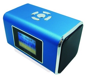 NIZHITT-6音响/便携式音响/插卡带屏音响/迷你小音箱/铝合金信息