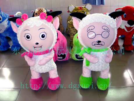 厂家直销儿童毛绒电动玩具车 喜羊羊电动车信息