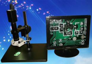 高清晰300万像素电子测量显微镜7-720倍测量显微镜体视测量信息