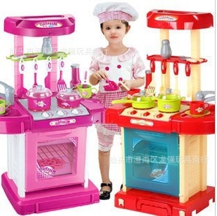 批发手提箱儿童男女孩多功能仿真厨房厨餐具过家家益智玩具1.6信息