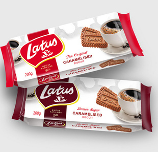 和情一样的口味菲律宾LATUS原味/黑糖味焦糖饼干200g零食品批发信息