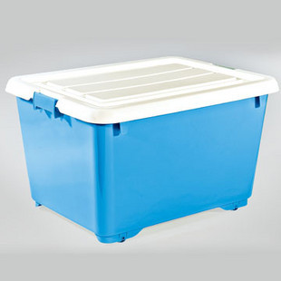 茶花收纳箱储物箱衣物箱塑料正品80L精巧多用收纳箱2839信息