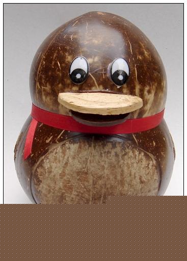 全国最低价椰雕工艺品QQ小企鹅信息