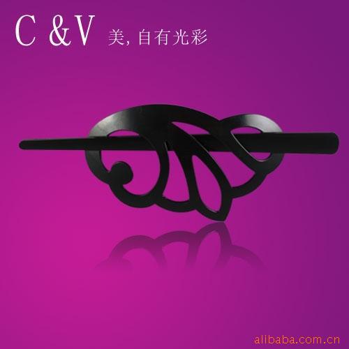 美发必备云朵采微盘发叉黑色超实用盘发造型插梳信息