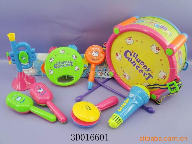 婴儿乐器套装，婴儿玩具，大鼓，沙锤，大喇叭信息