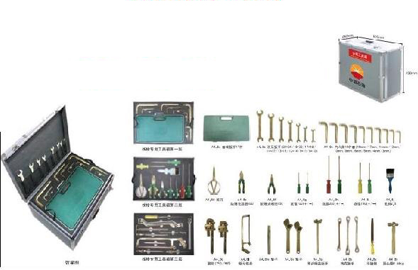 防爆栈桥工具箱，防爆栈桥专用组合防爆工具作业箱信息