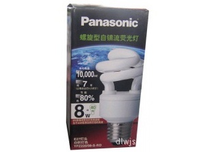 松下节能灯8W自镇流荧光灯E27信息